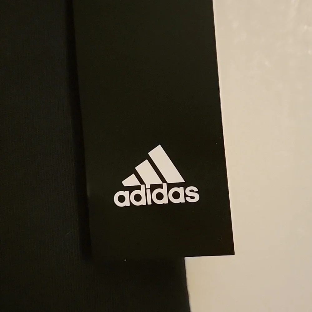 NWT, Adidas 6M, one piece romper, black and white.
